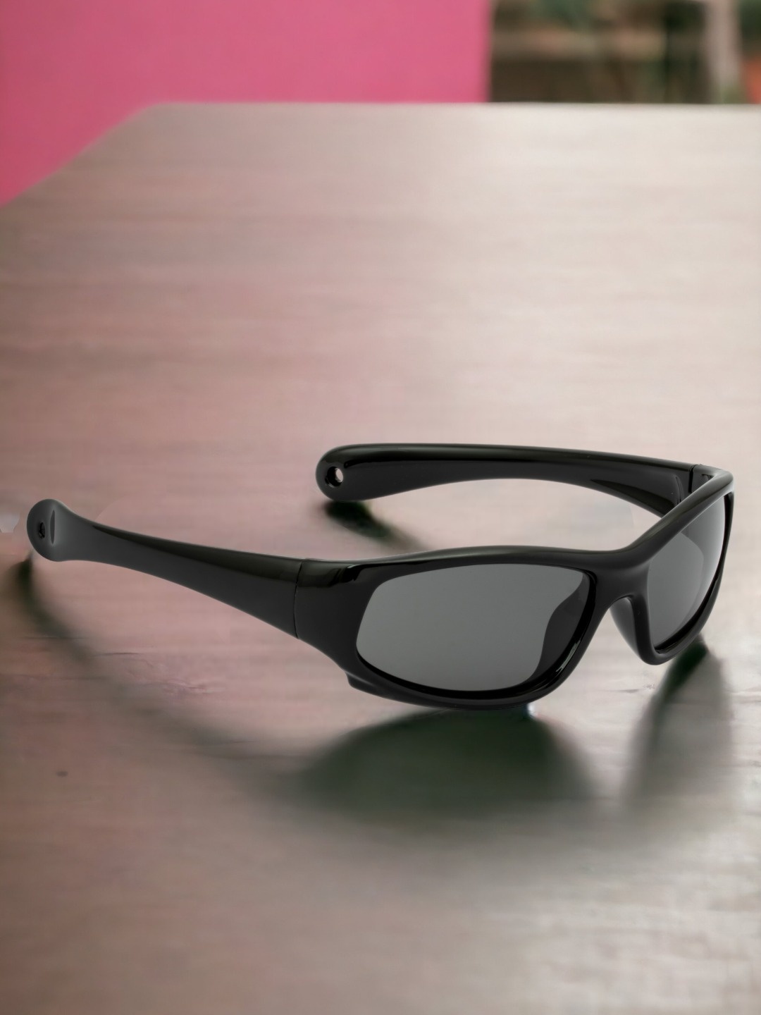 

ROYAL SON Kids Sports Sunglasses With Polarised And UV Protected Lens, Black