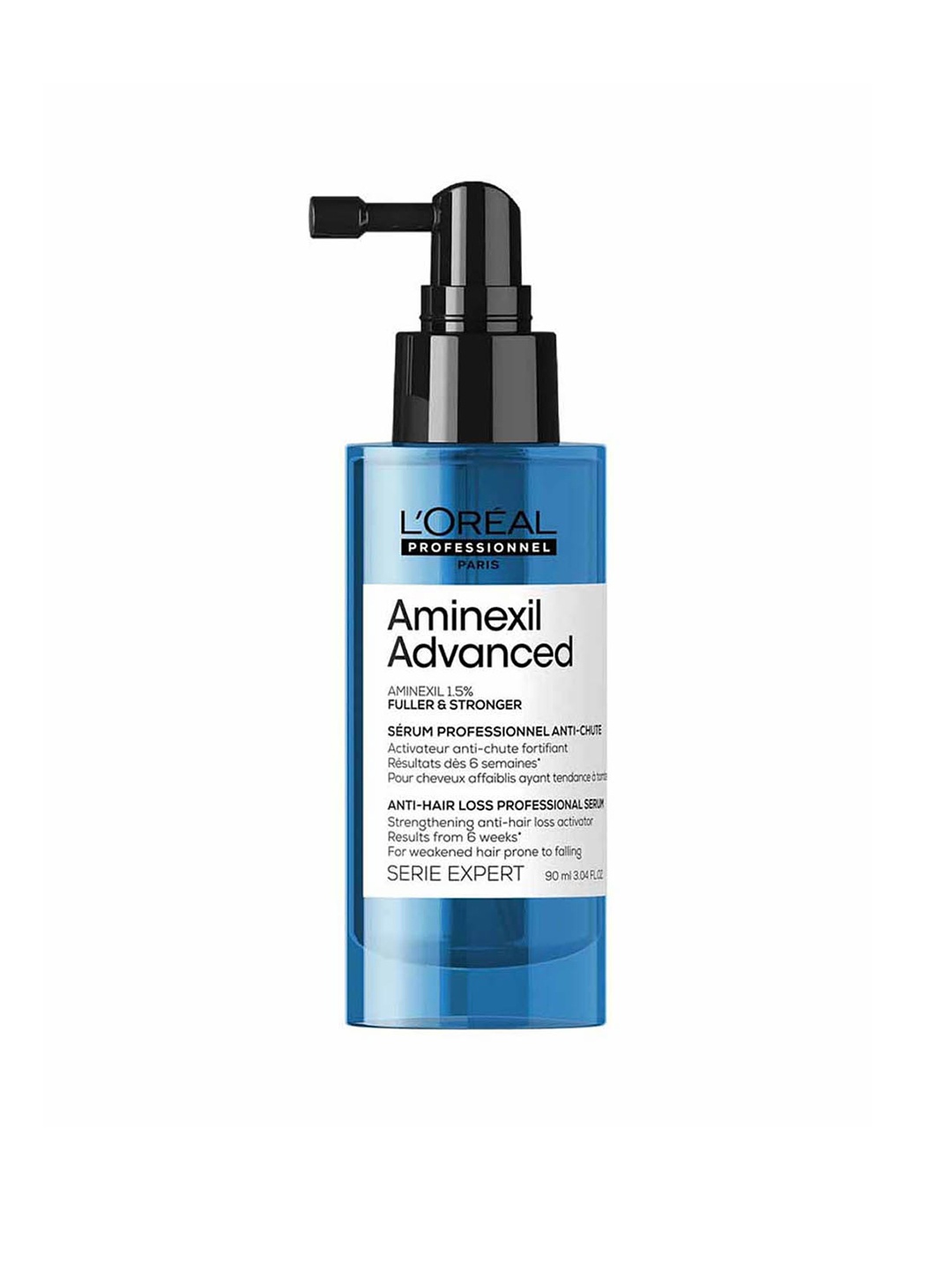 

LOreal Professionnel Scalp Advanced Aminexil Advanced Leave-In Serum for Hair Loss - 90 ml, Blue