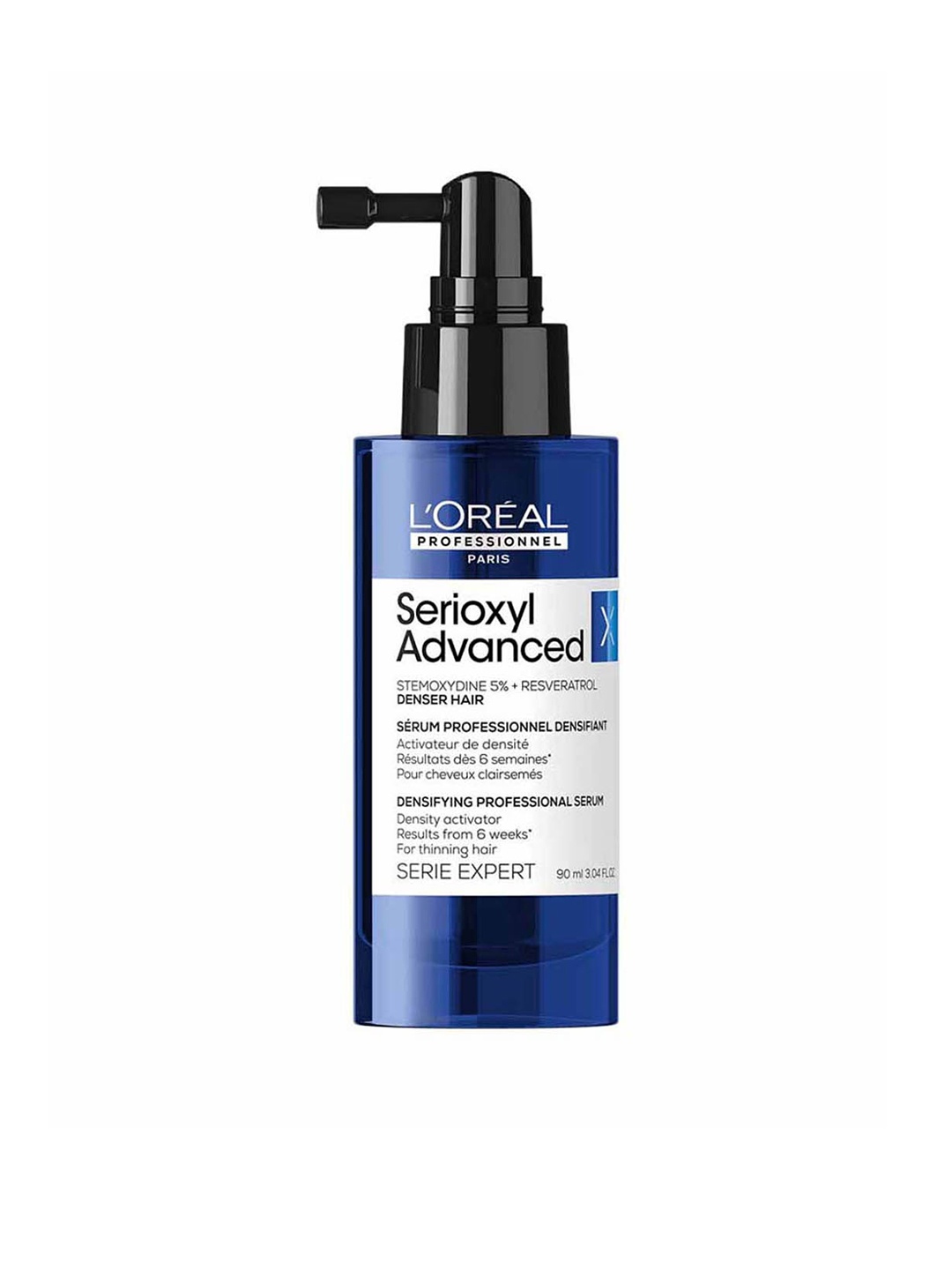 

LOreal Professionnel Scalp Advanced Serioxyl Advanced Leave-In Serum for Hair Growth -90ml, Blue