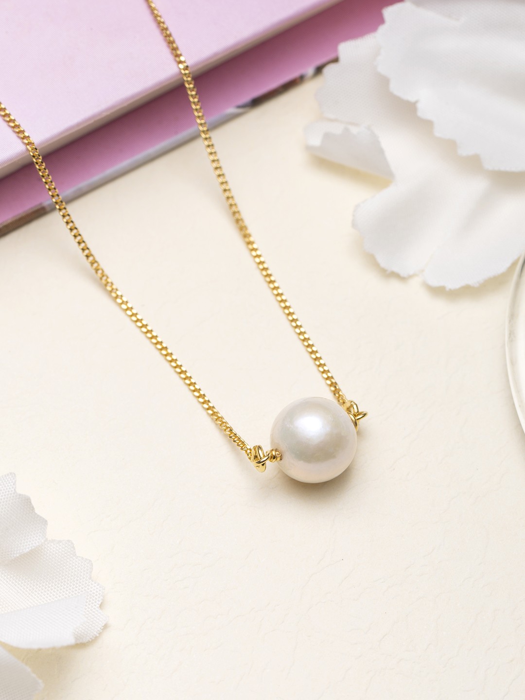 

Zavya Sterling Silver Gold-Plated Necklace