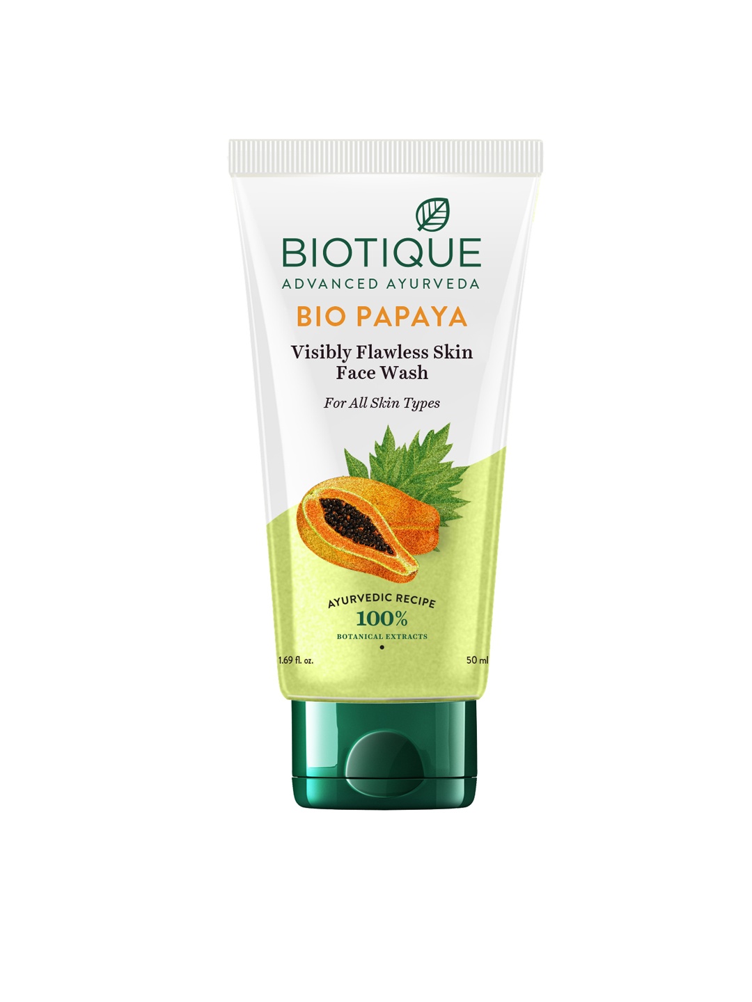 

Biotique Advanced Ayurveda Unisex Bio Papaya Face Wash 50 ml, Orange