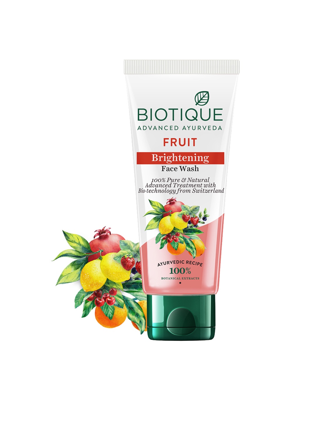 

Biotique Pure & Natural Fruit Brightening Face Wash - 100 ml, Pink