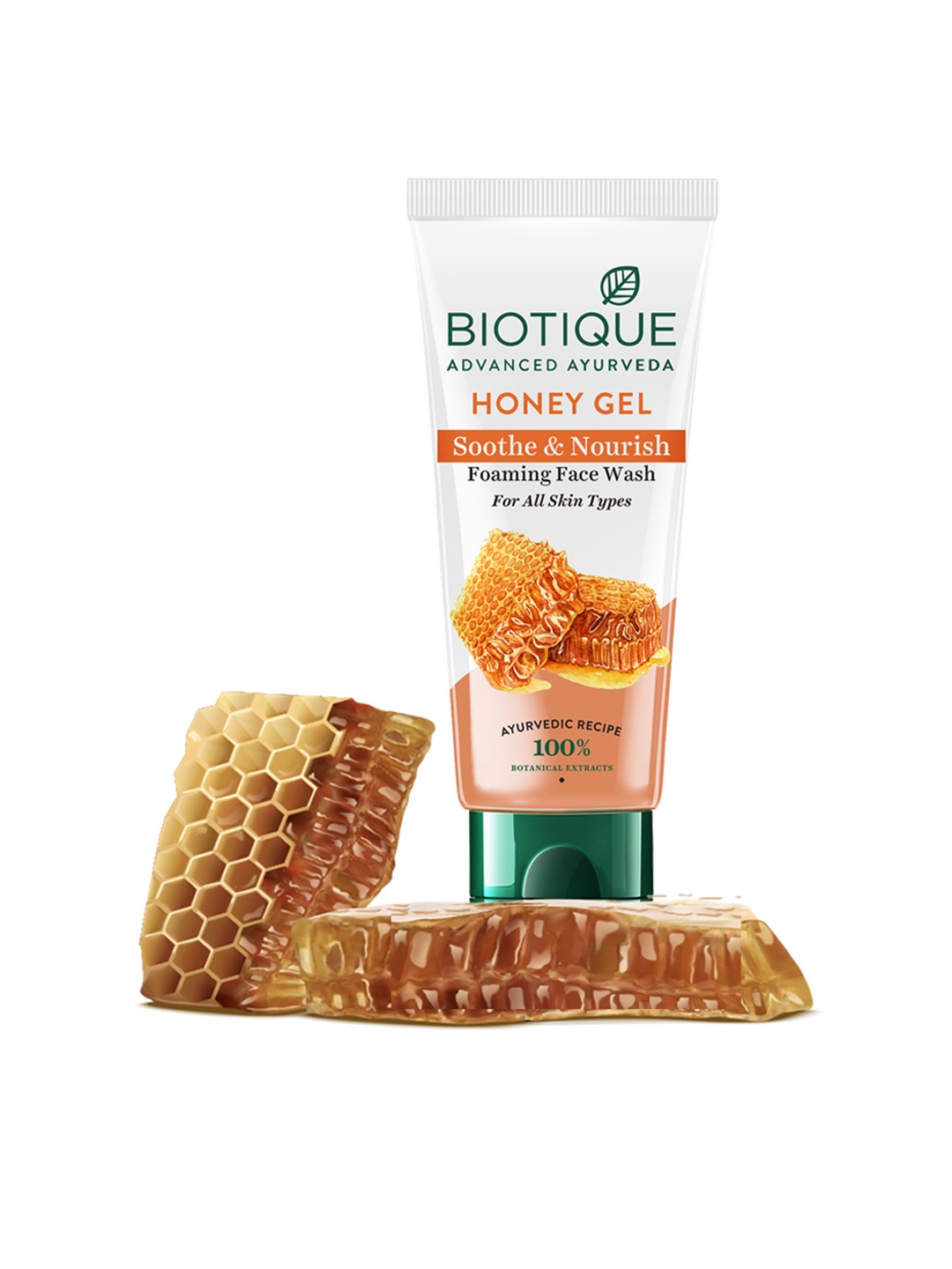 

Biotique Unisex Bio Honey Gel Refreshing Foaming Face Wash 100 ml, Orange