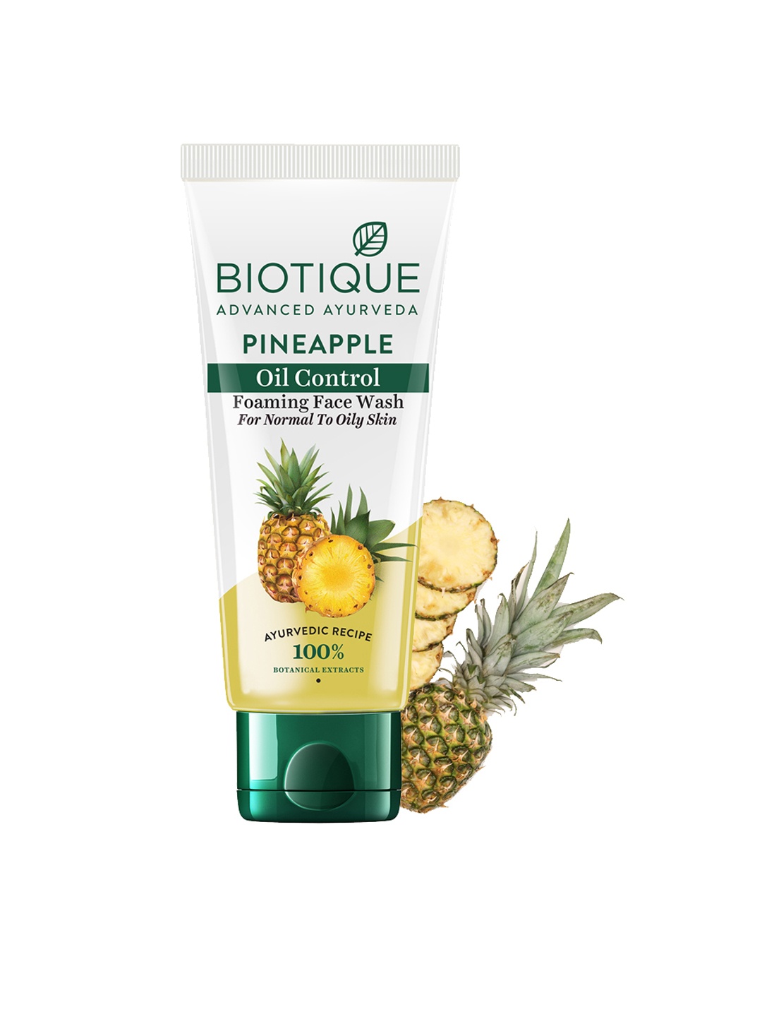 

Biotique Pineapple Oil Control Foaming Face Wash - 100 ml, Yellow