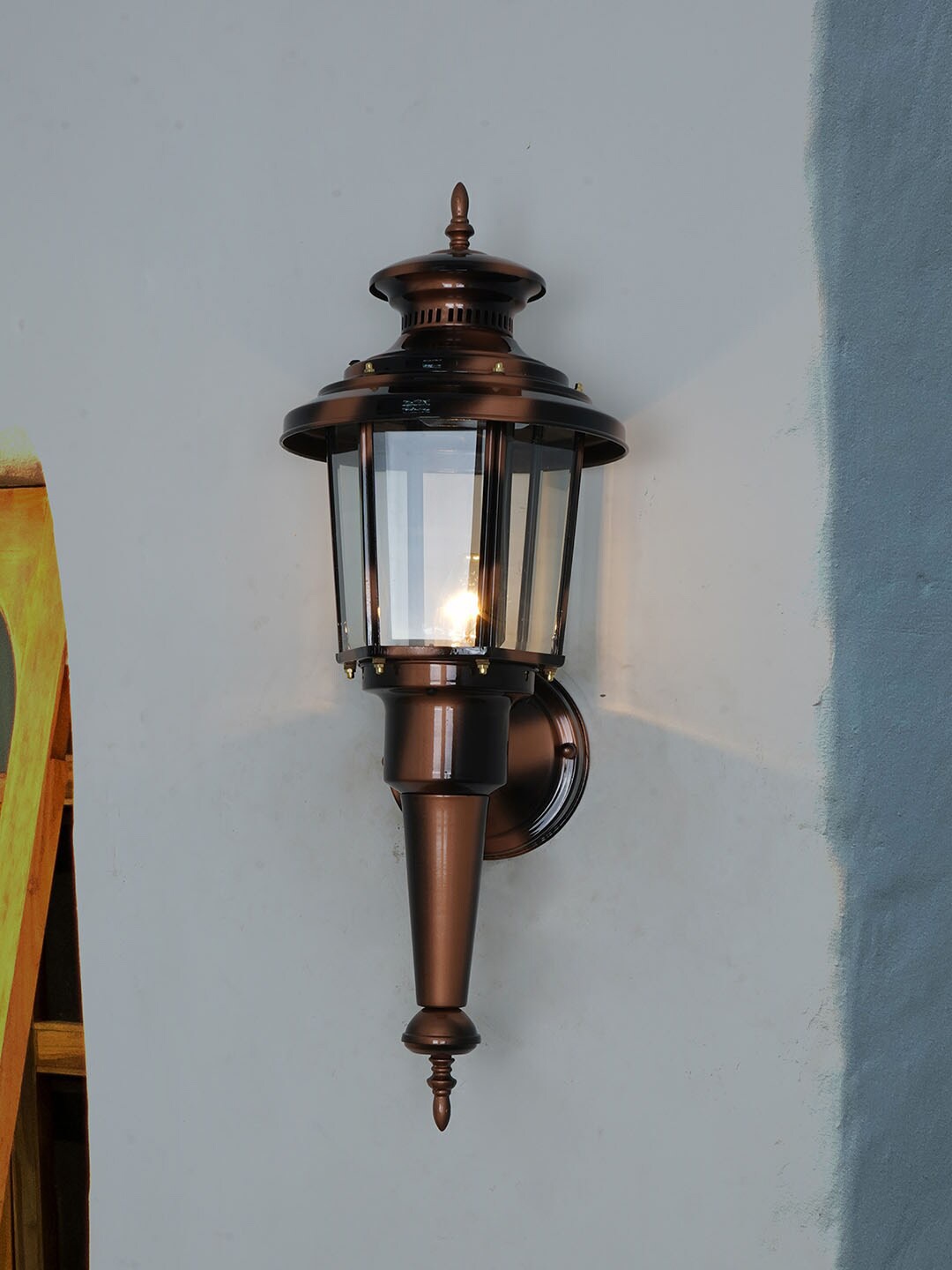 

Fos Lighting Victorian Outdoor Lamps, Copper