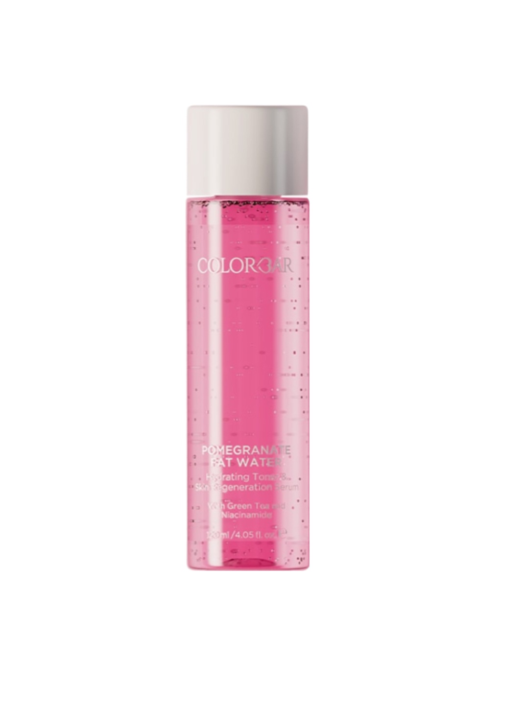 

Colorbar Pomegranate Fat Water Pore Refining 2- In-One Toner Serum 120ml, Peach
