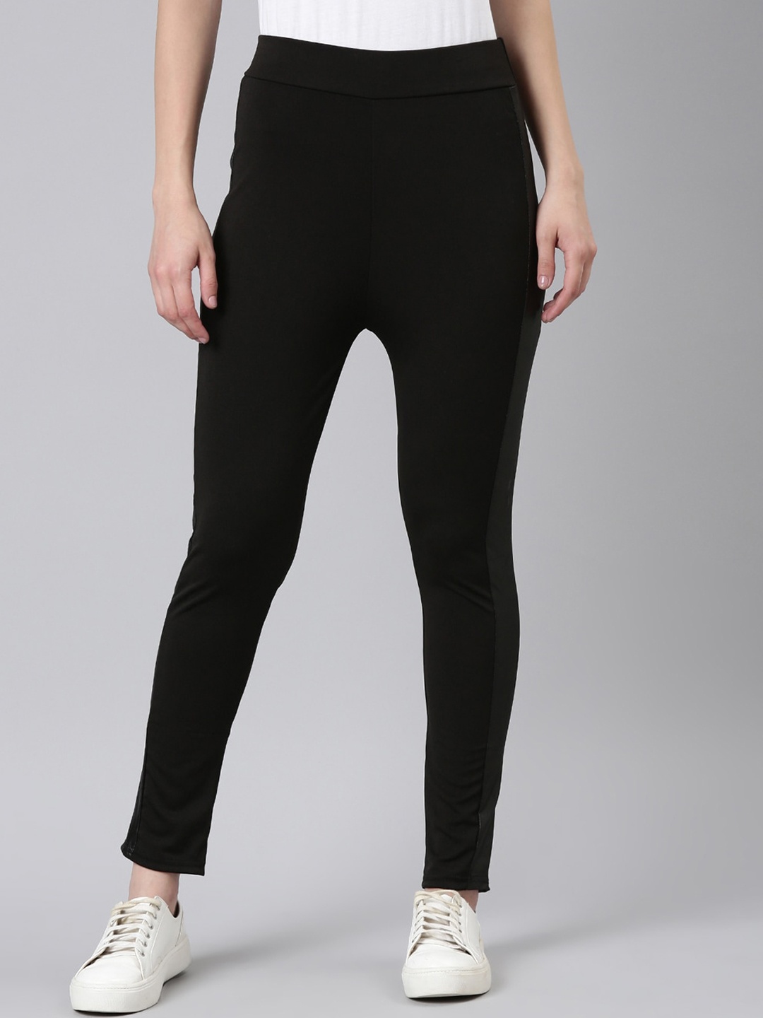 

SHOWOFF Ankle Length Leggings, Black