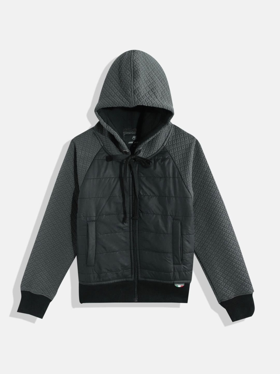 

Little Marco Boys Hooded Sweatshirt, Black