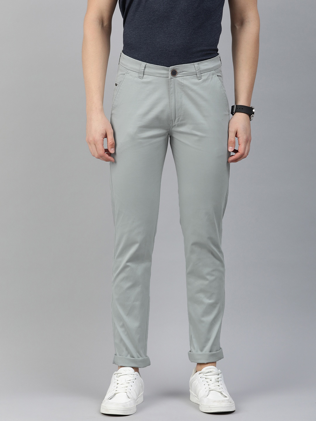 

Majestic Man Men Relaxed Slim Fit Chinos, Blue