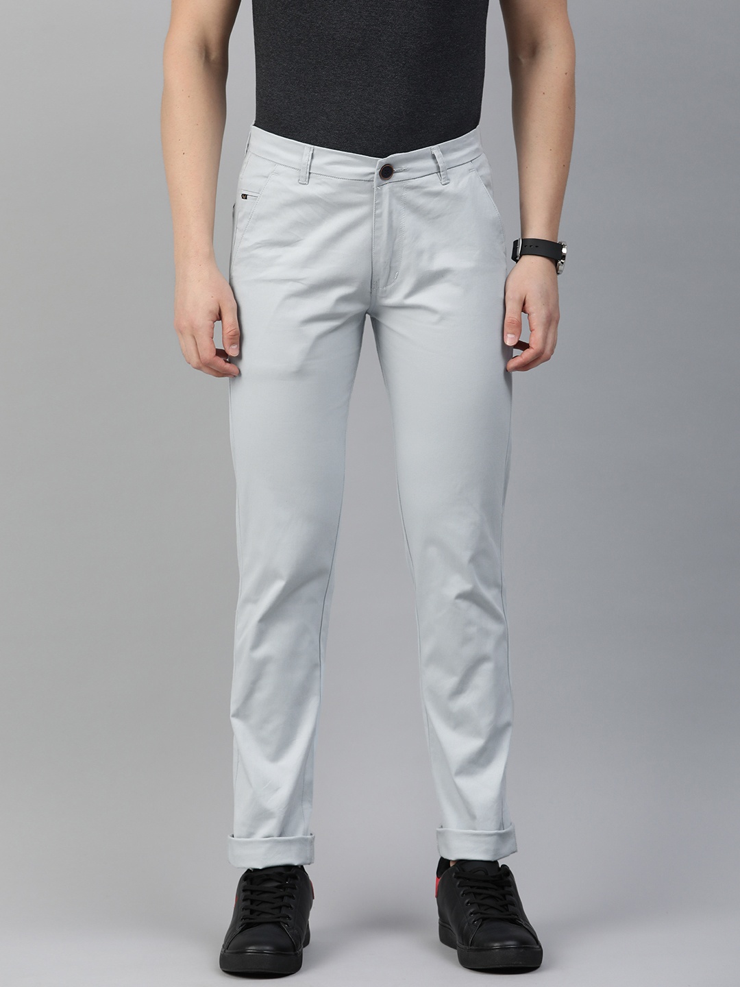 

Majestic Man Men Relaxed Slim Fit Chinos, Blue