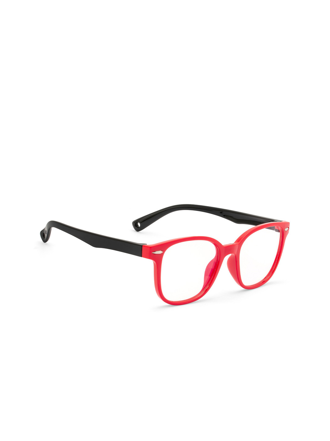 

ROYAL SON Kids Red & Black Full Rim Square Frames