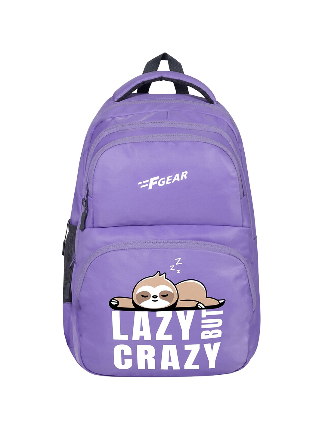 

F Gear Unisex Typography Printed Backpack, Lavender