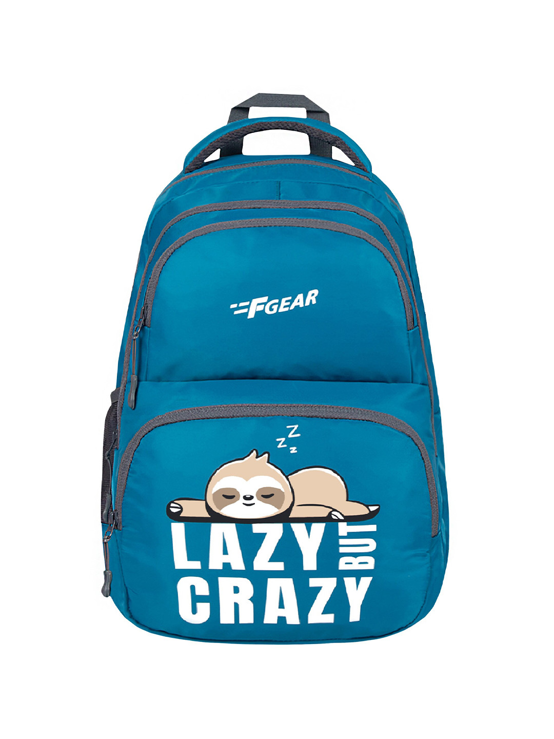 

F Gear Unisex Typography Printed Backpack, Blue