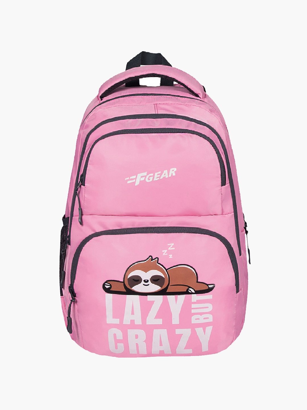 

F Gear Unisex Typography Printed Backpack, Rose