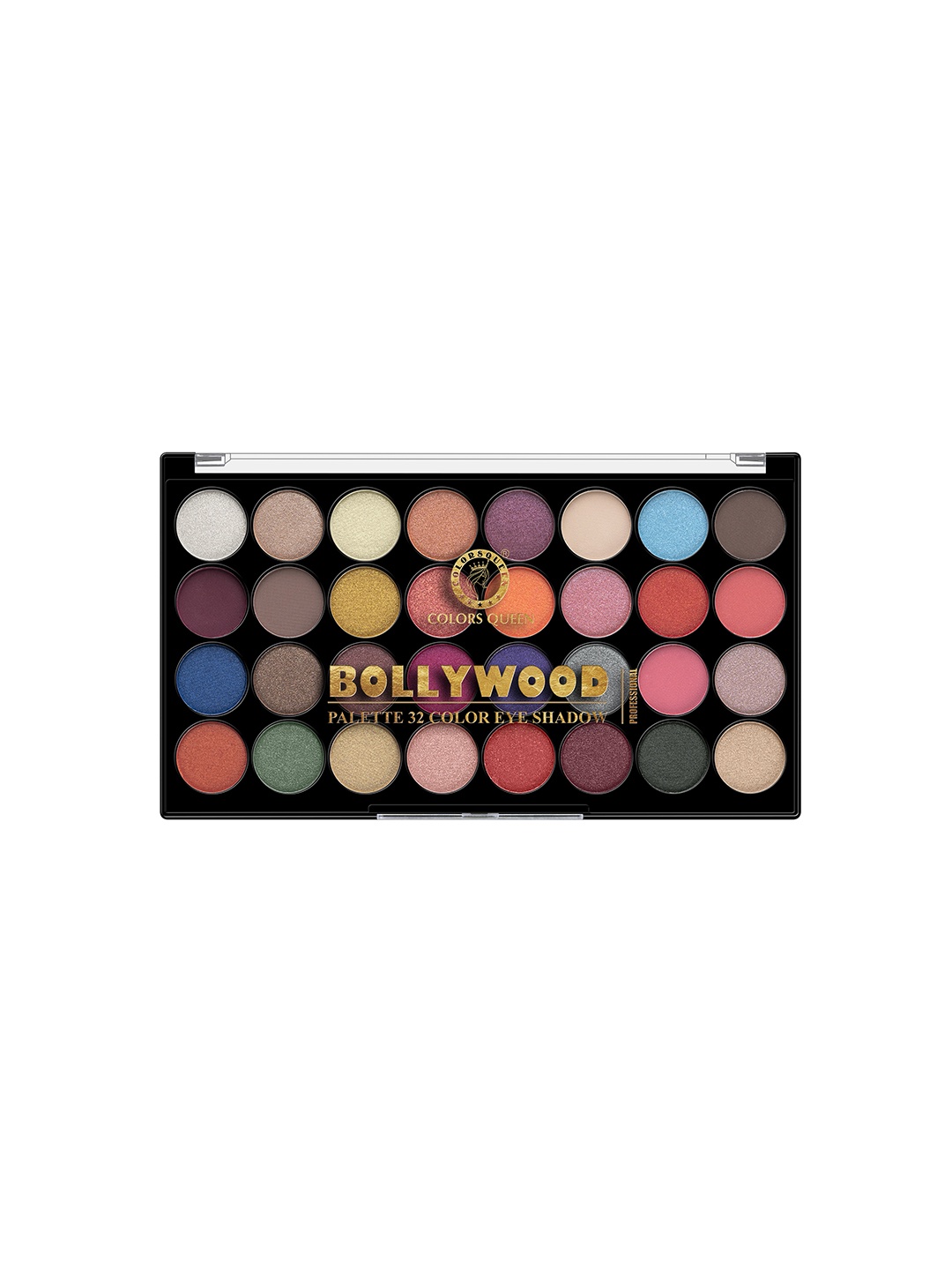 

Colors Queen Bollywood Matte Eyeshadow Palette 32 Shades 30g, Black