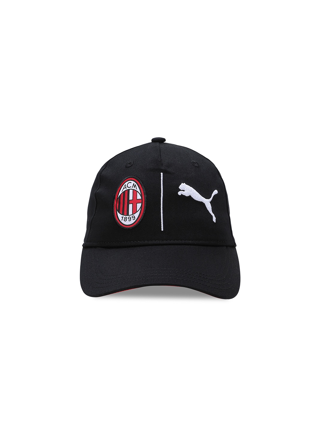 

Puma Unisex Cotton Brand Logo Embroidered AC Milan Football Cap, Black