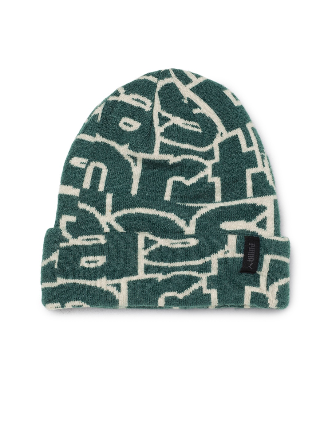 

Puma Unisex TEAM Printed Beanie, Green
