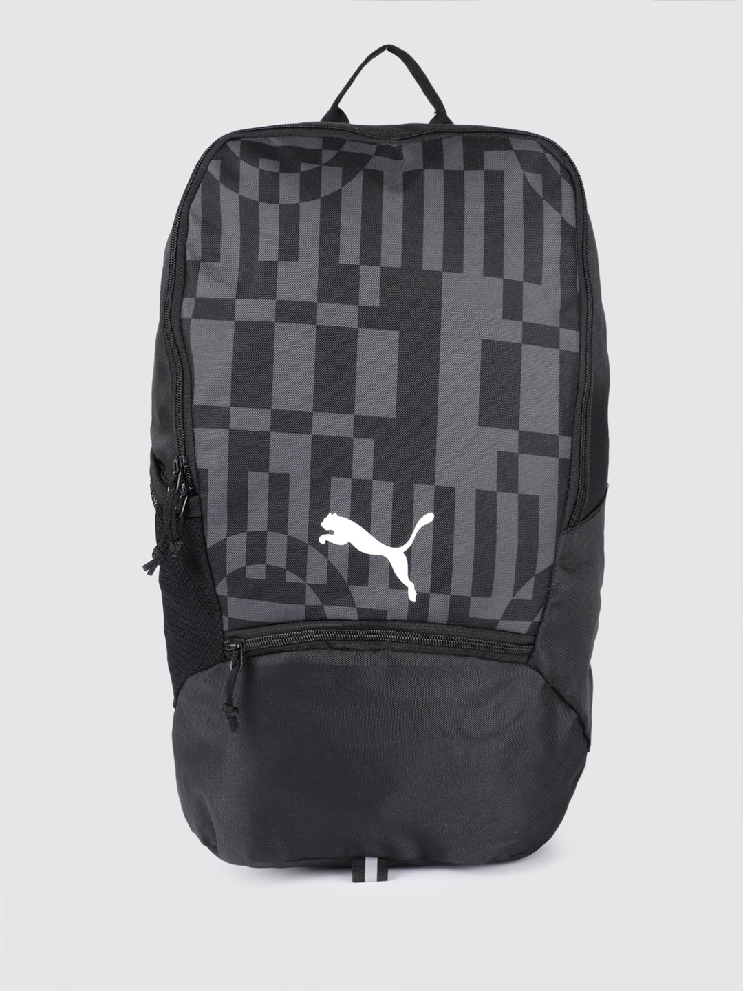 

Puma Unisex Geometric Printed Football Backpack, Black