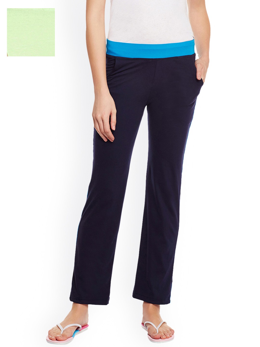 

VIMAL JONNEY Women Pack of 2 Lounge Pants F4GREEN-F3NAVY-02, Green