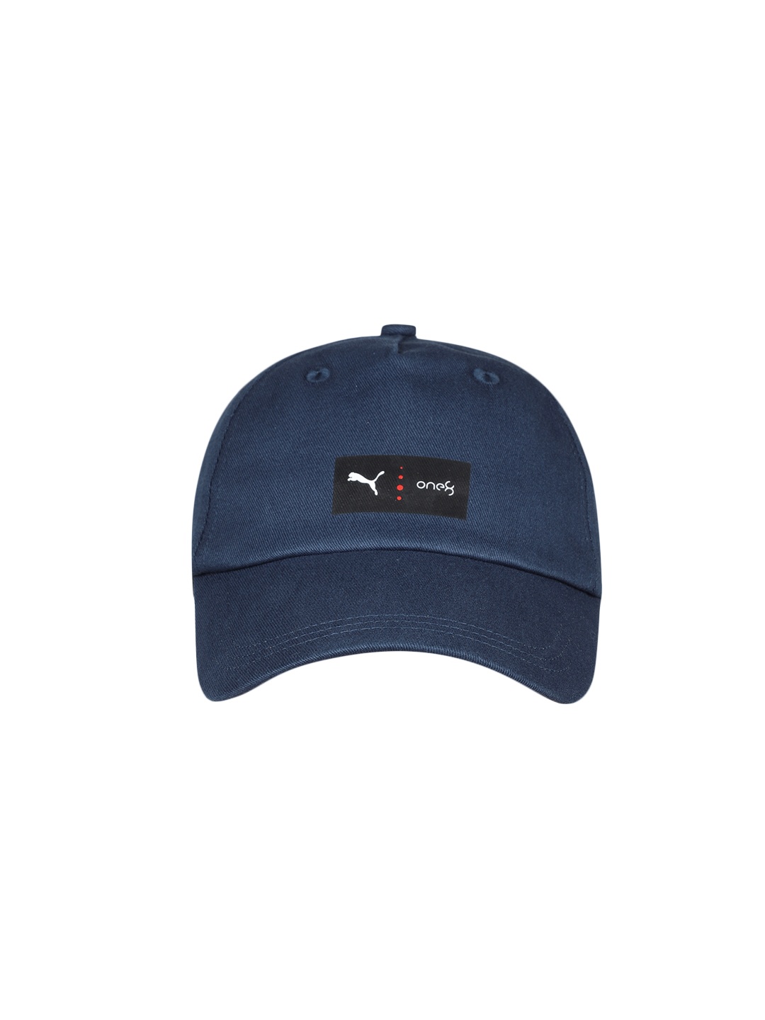 

one8 x PUMA Unisex Brand Logo Print Classic Pure Cotton Baseball Cap, Navy blue