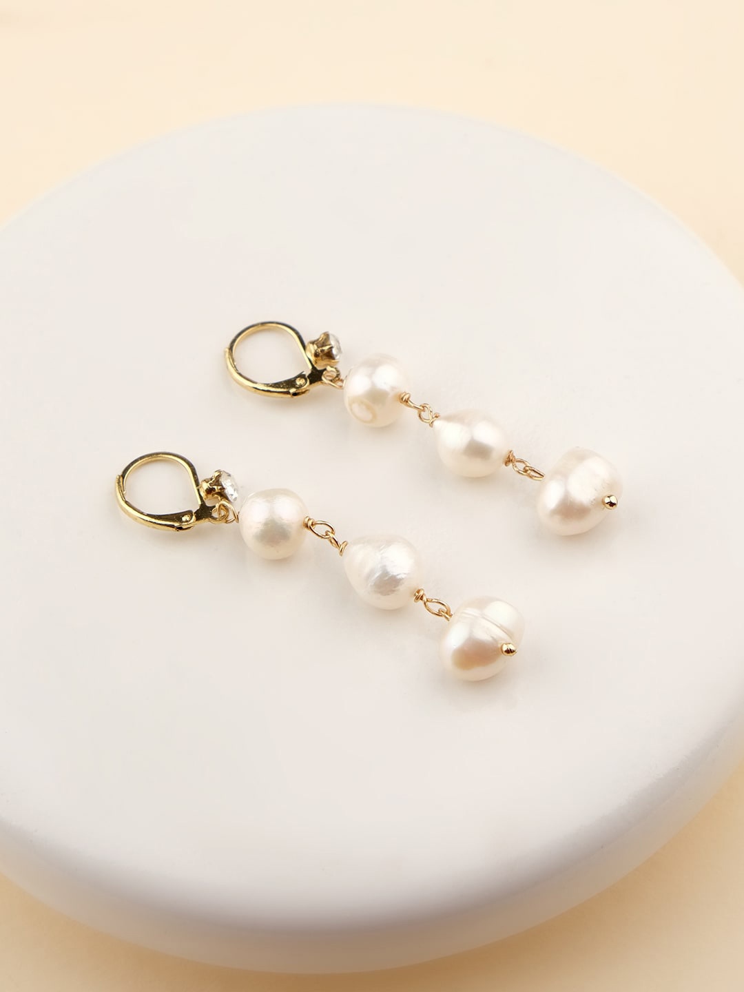 

XPNSV Gold-Plated Drop Earrings