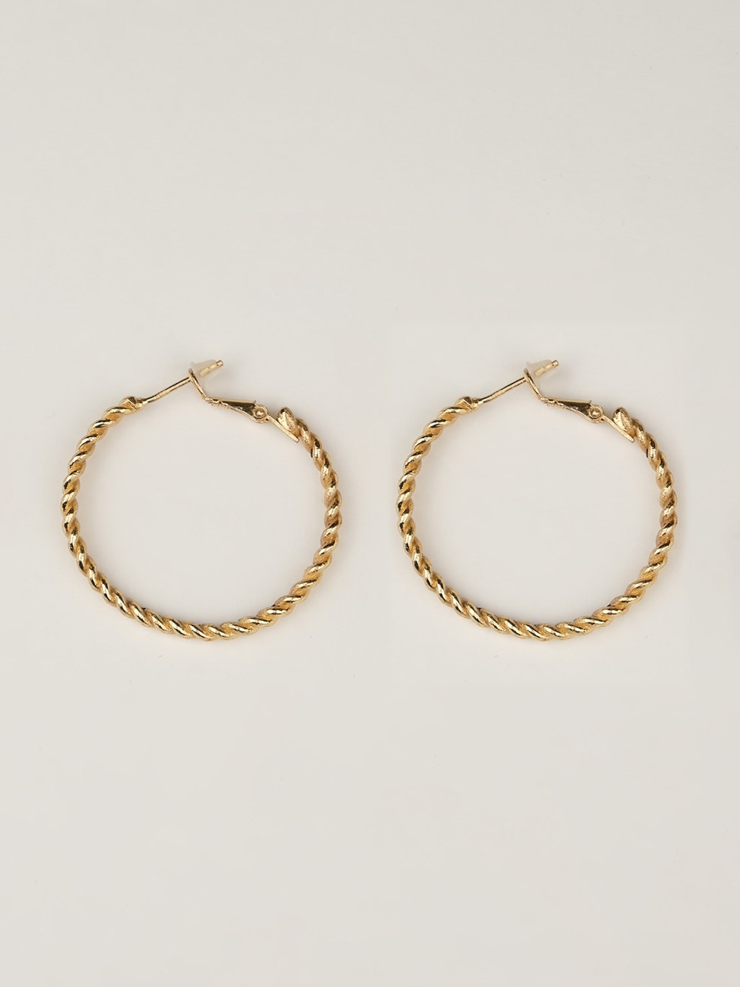

XPNSV Gold-Plated Twirl Hoops