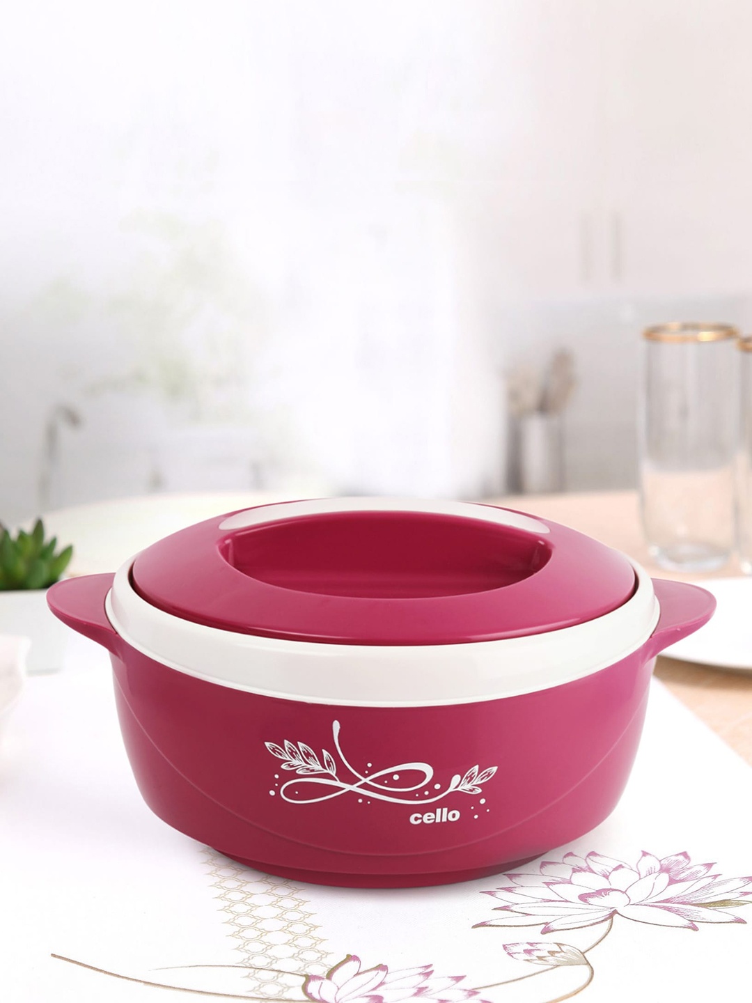 

Cello Sapphire Pink Insulated Inner Steel Casserole 1.5L