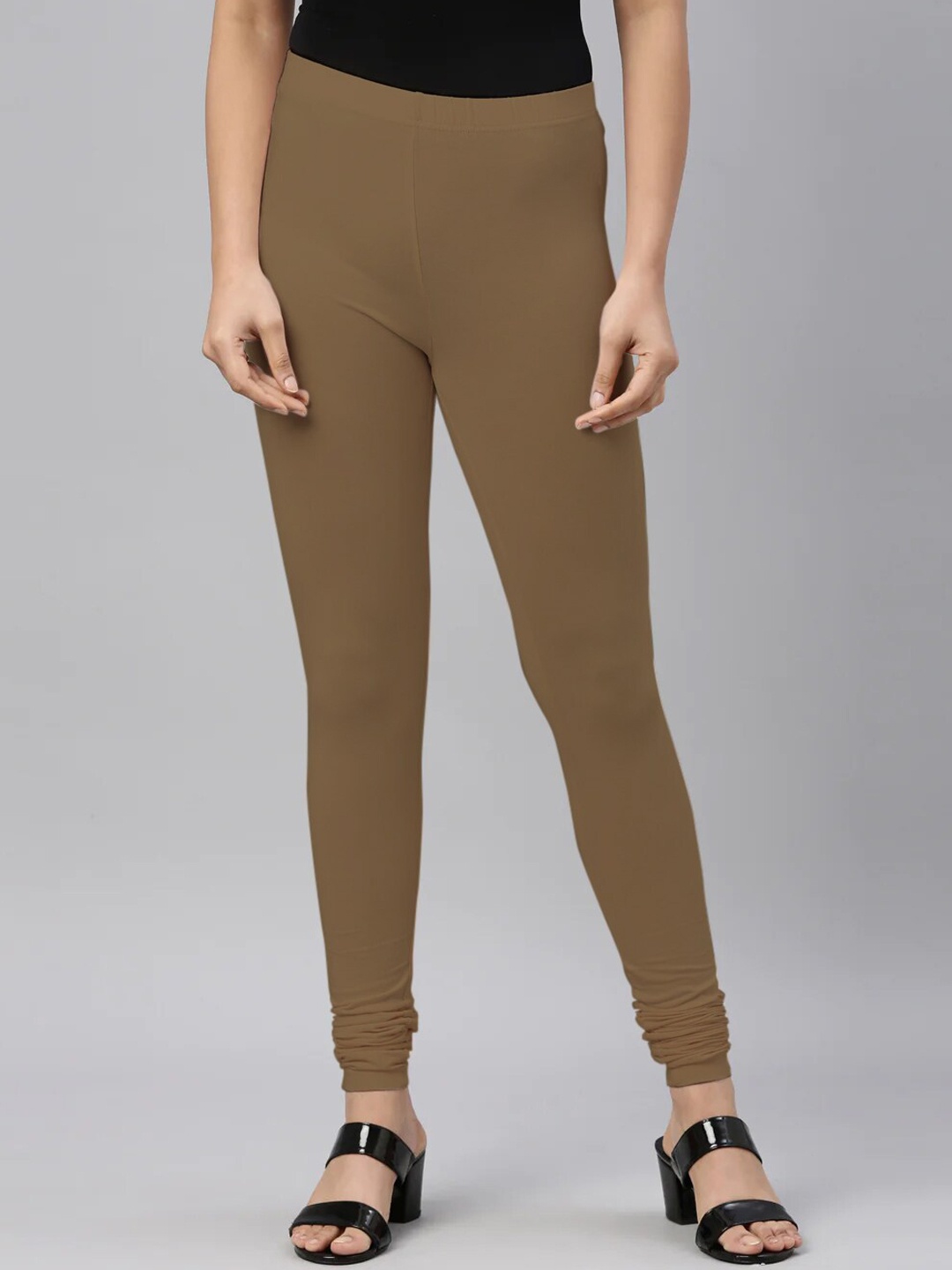 

SANADO Churidar Length Leggings, Brown