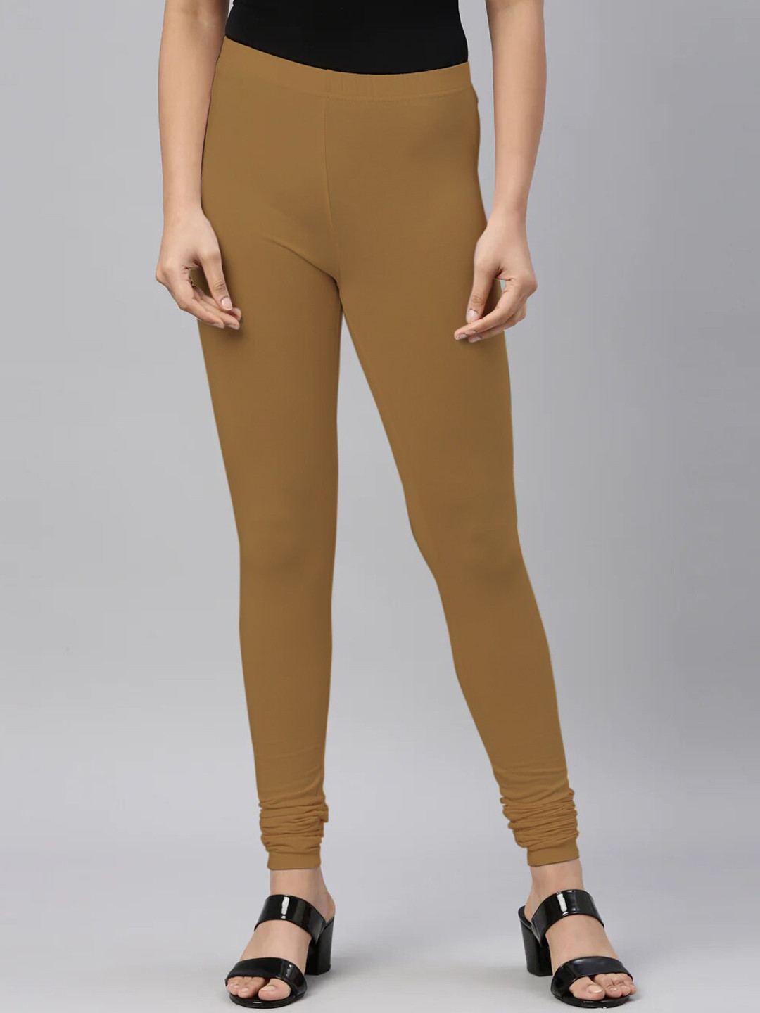 

SANADO Churidar Length Leggings, Brown