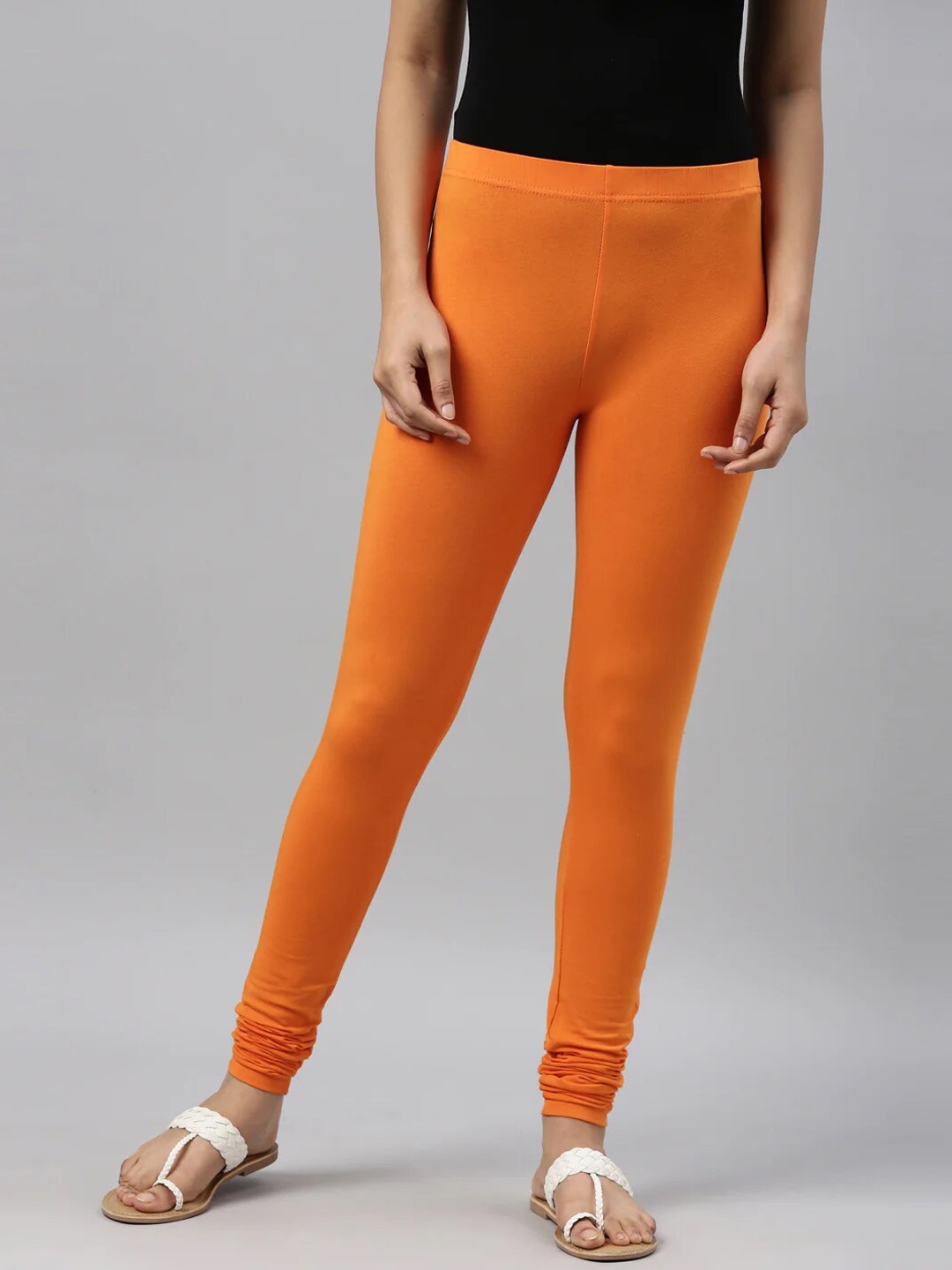 

SANADO Churidar Length Leggings, Orange