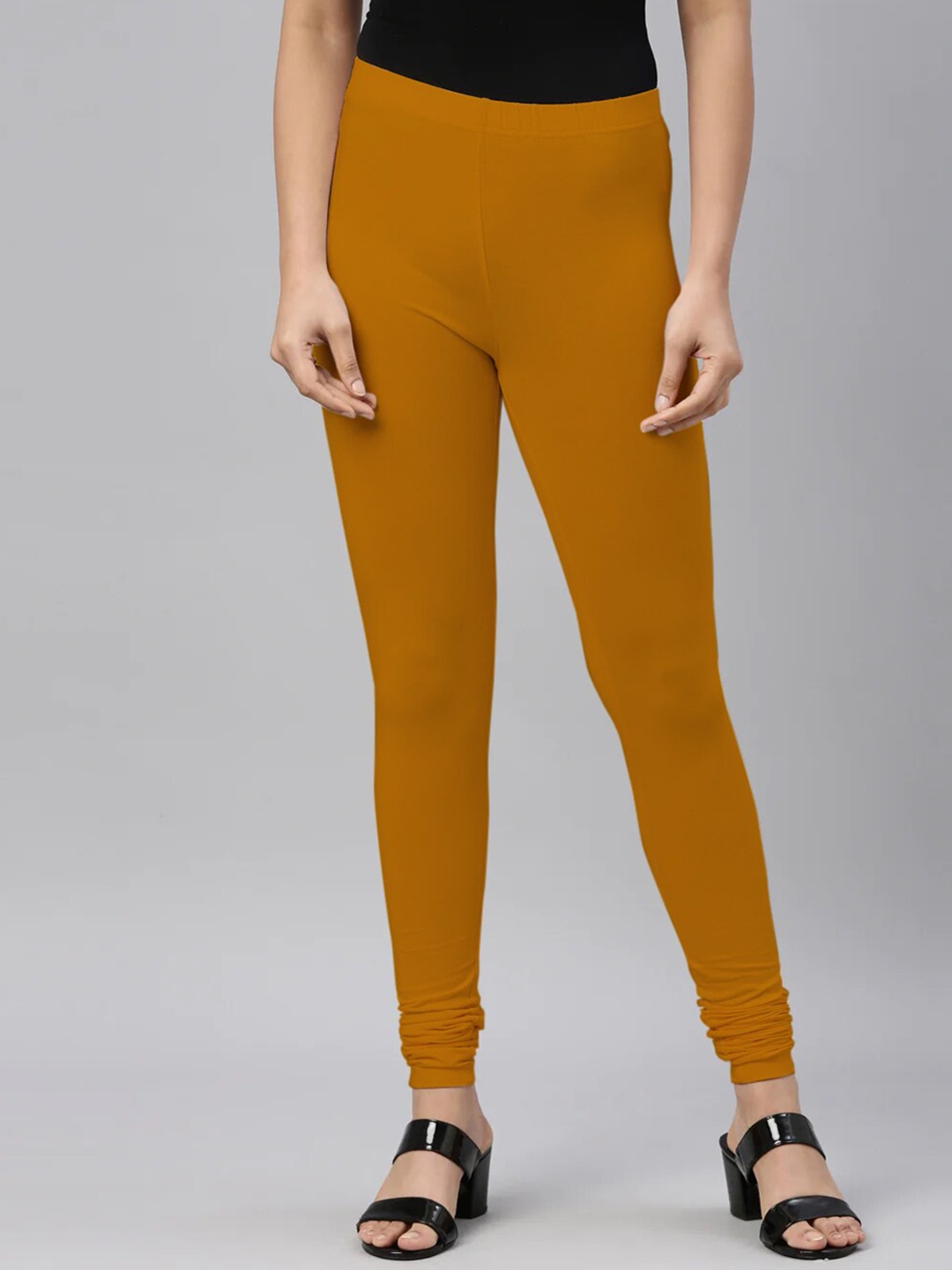 

SANADO Churidar Length Leggings, Mustard