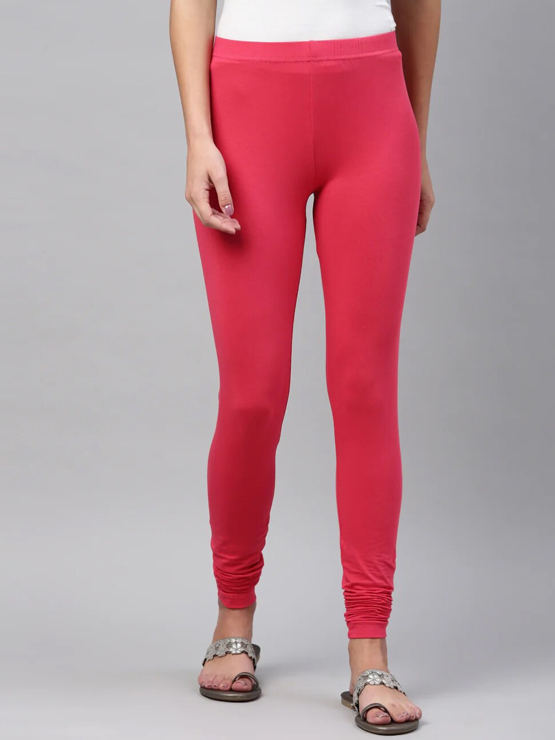 

SANADO Churidar Length Leggings, Coral