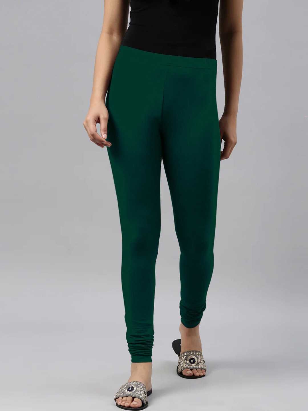 

SANADO Churidar Length Leggings, Green