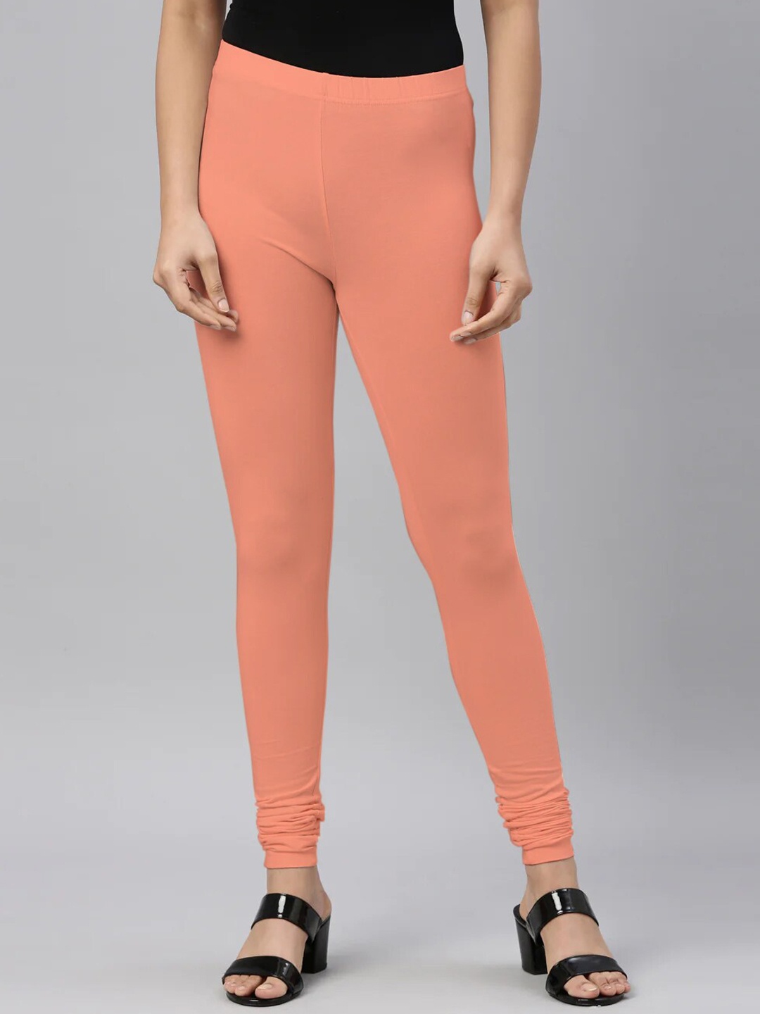 

SANADO Churidar Length Leggings, Peach