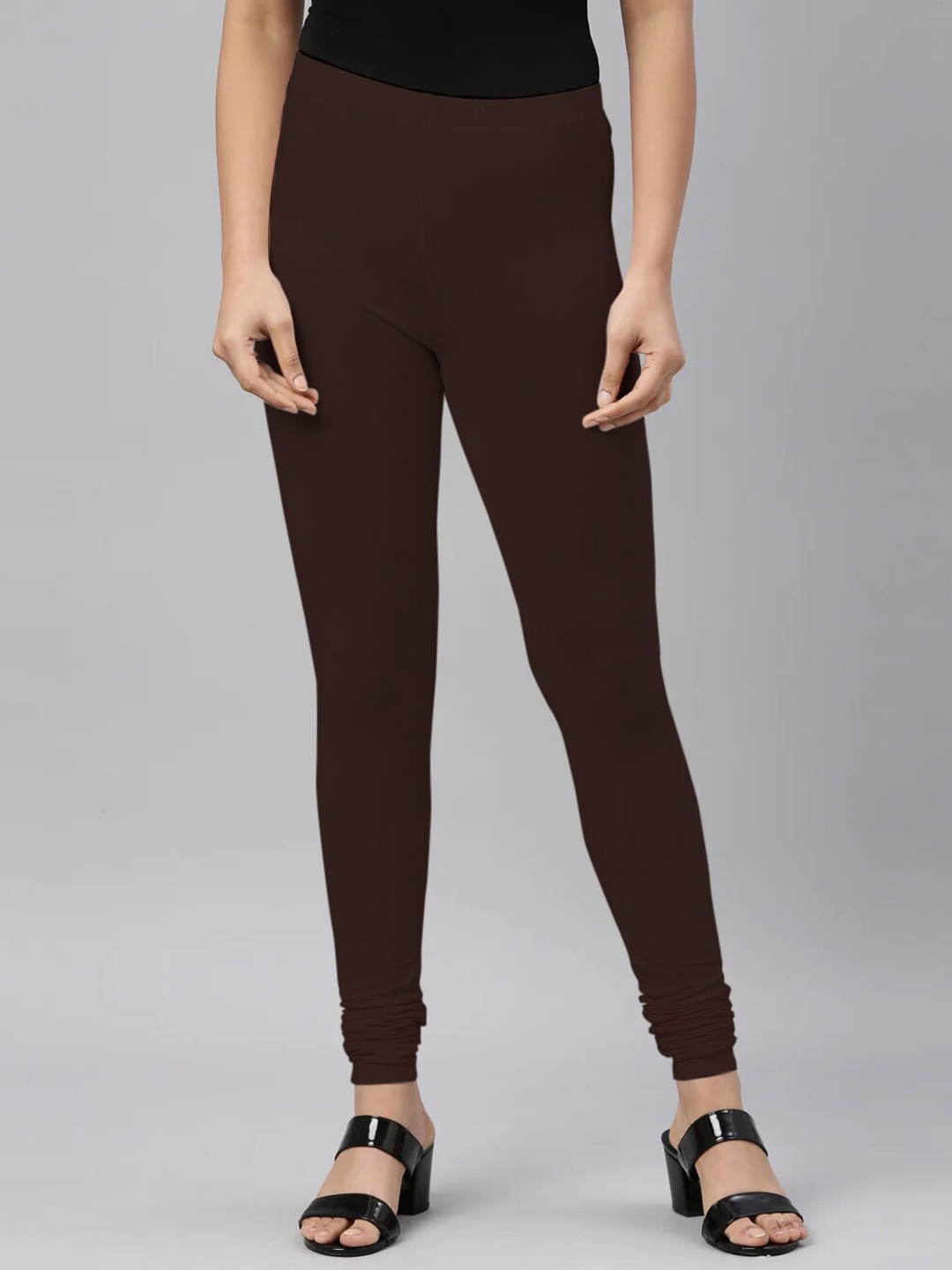 

SANADO Churidar Length Leggings, Brown