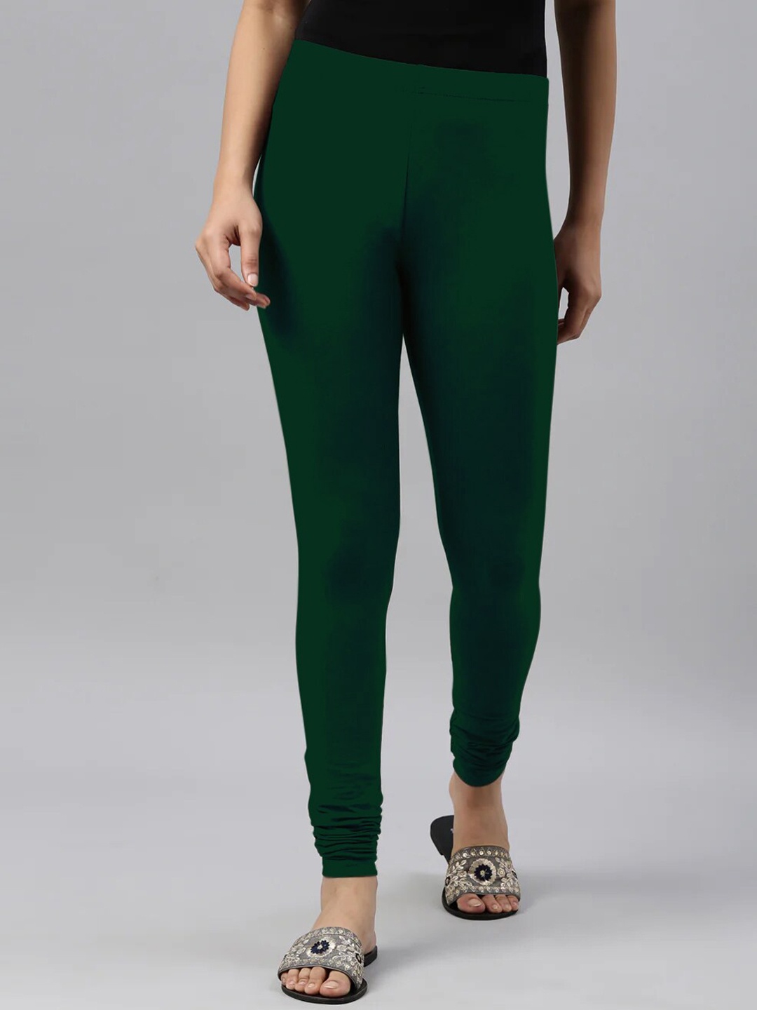 

SANADO Churidar Length Leggings, Green