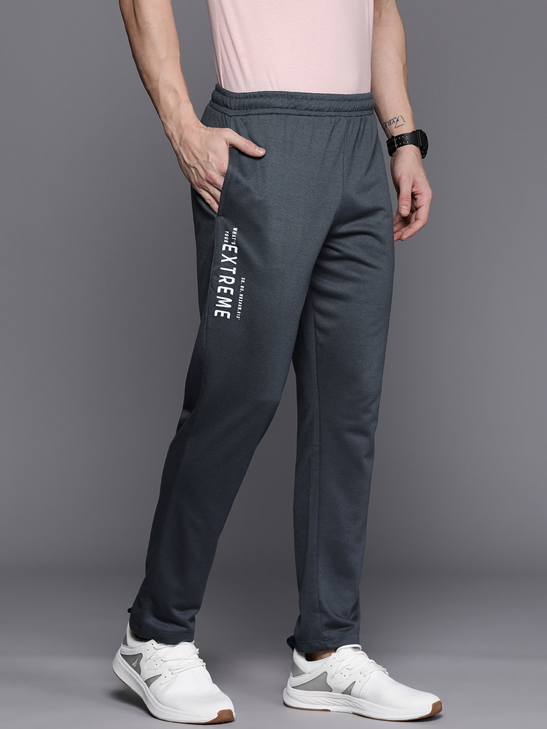 

HRX by Hrithik Roshan Men Regular Fit Track Pants, Grey