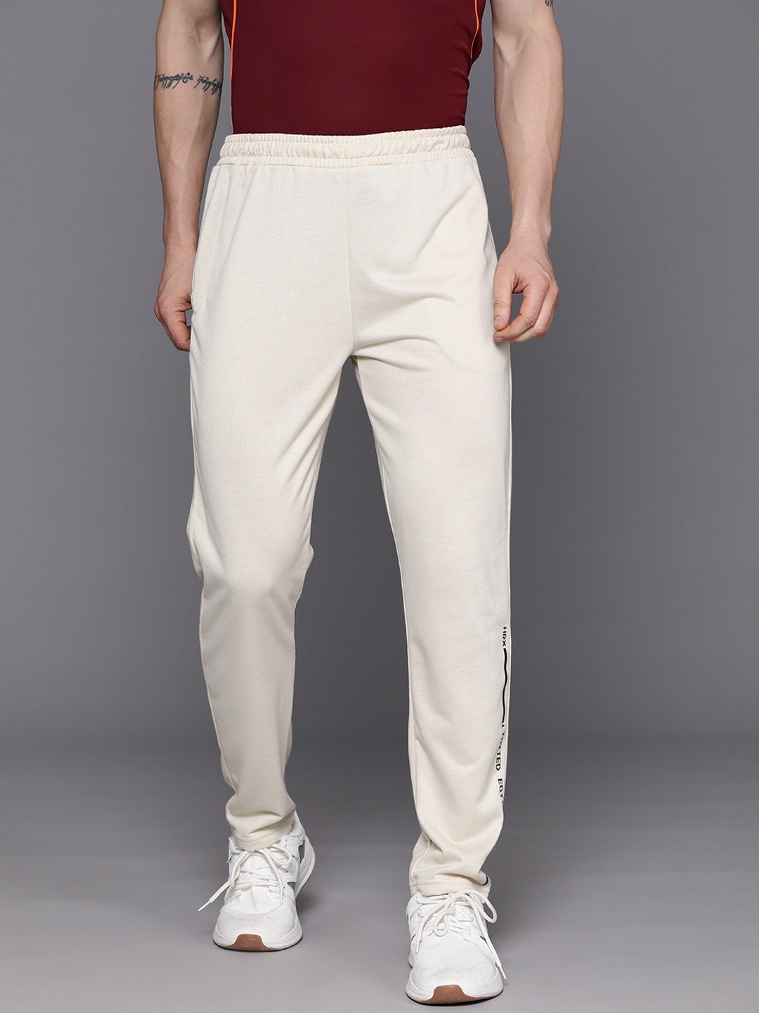 

HRX by Hrithik Roshan Men Lifestyle Track Pants, Beige