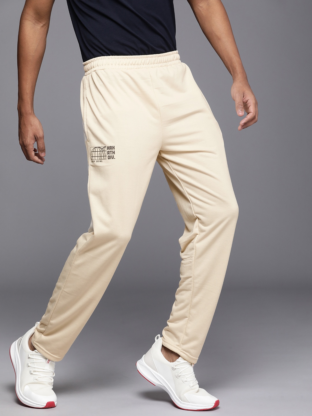 

HRX by Hrithik Roshan Men Track Pants, Beige