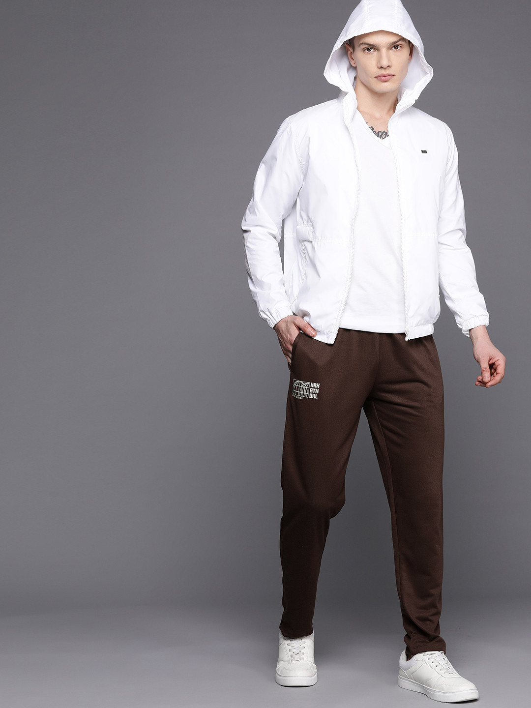 

HRX by Hrithik Roshan Men Lifestyle Track Pants, Brown