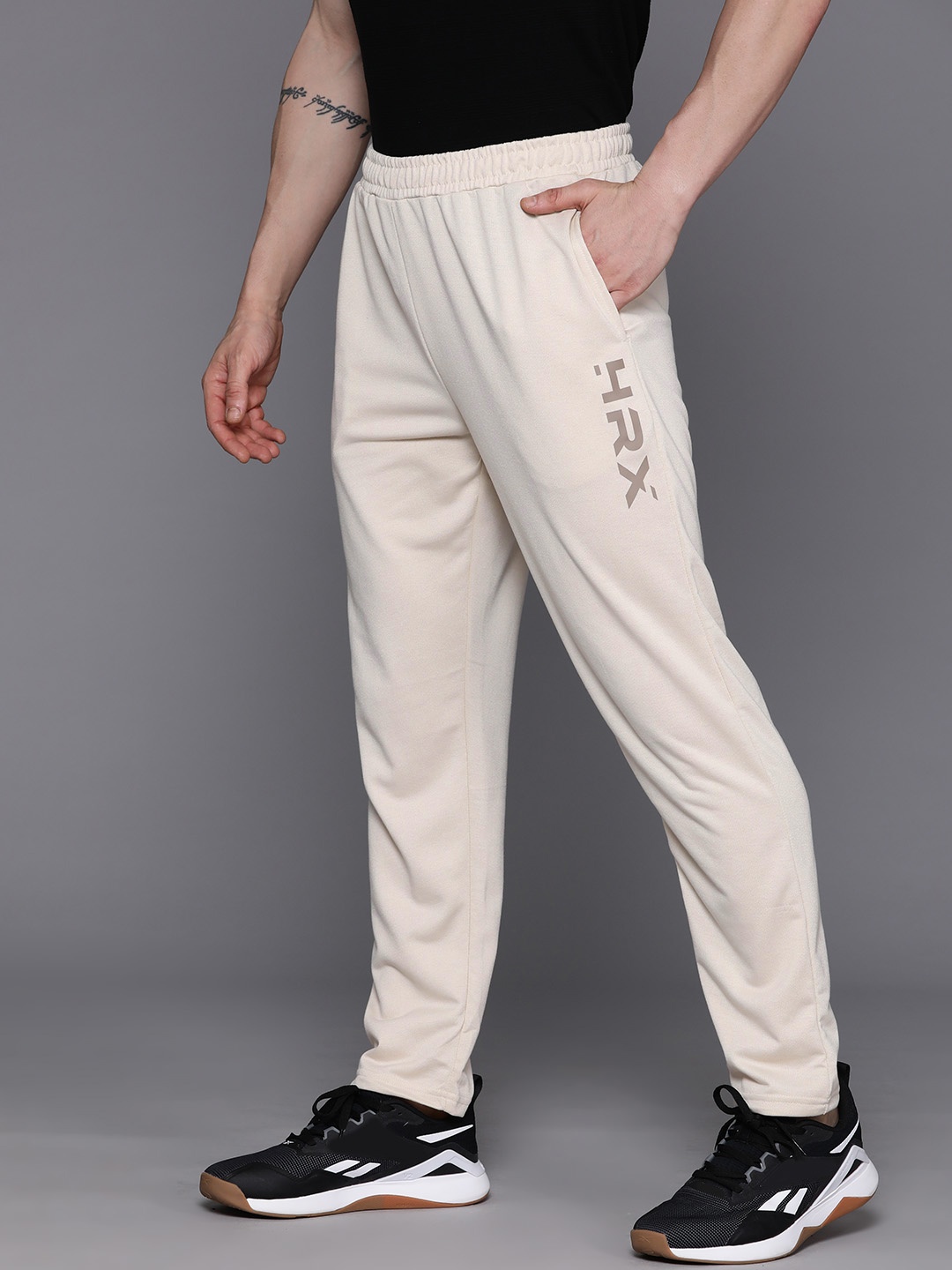 

HRX by Hrithik Roshan Men Lifestyle Track Pants, Beige