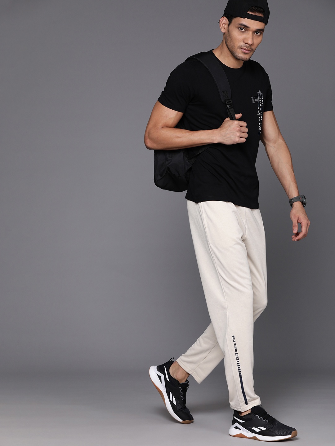 

HRX by Hrithik Roshan Men Lifestyle Track Pants, Beige