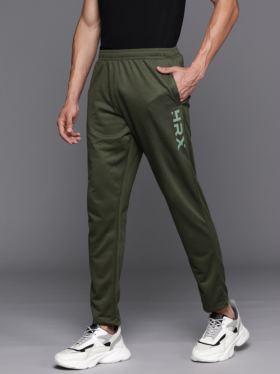 

HRX by Hrithik Roshan Men Lifestyle Track Pants, Olive