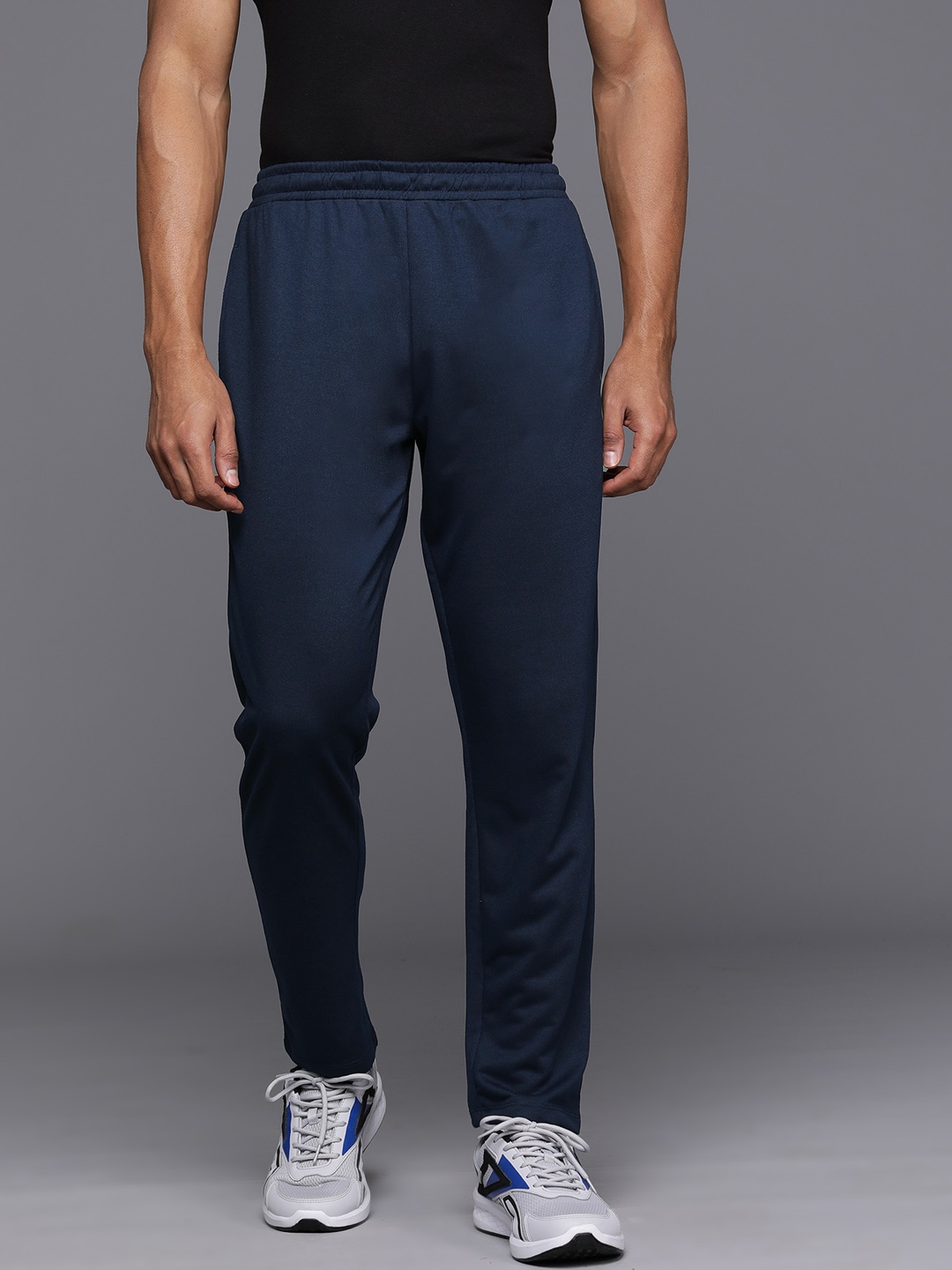 

HRX by Hrithik Roshan Men Regular Fit Casual Track Pants, Navy blue