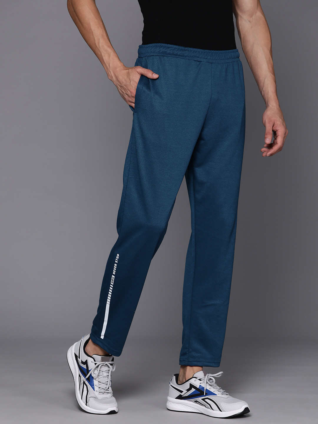 

HRX by Hrithik Roshan Men Lifestyle Track Pants, Blue