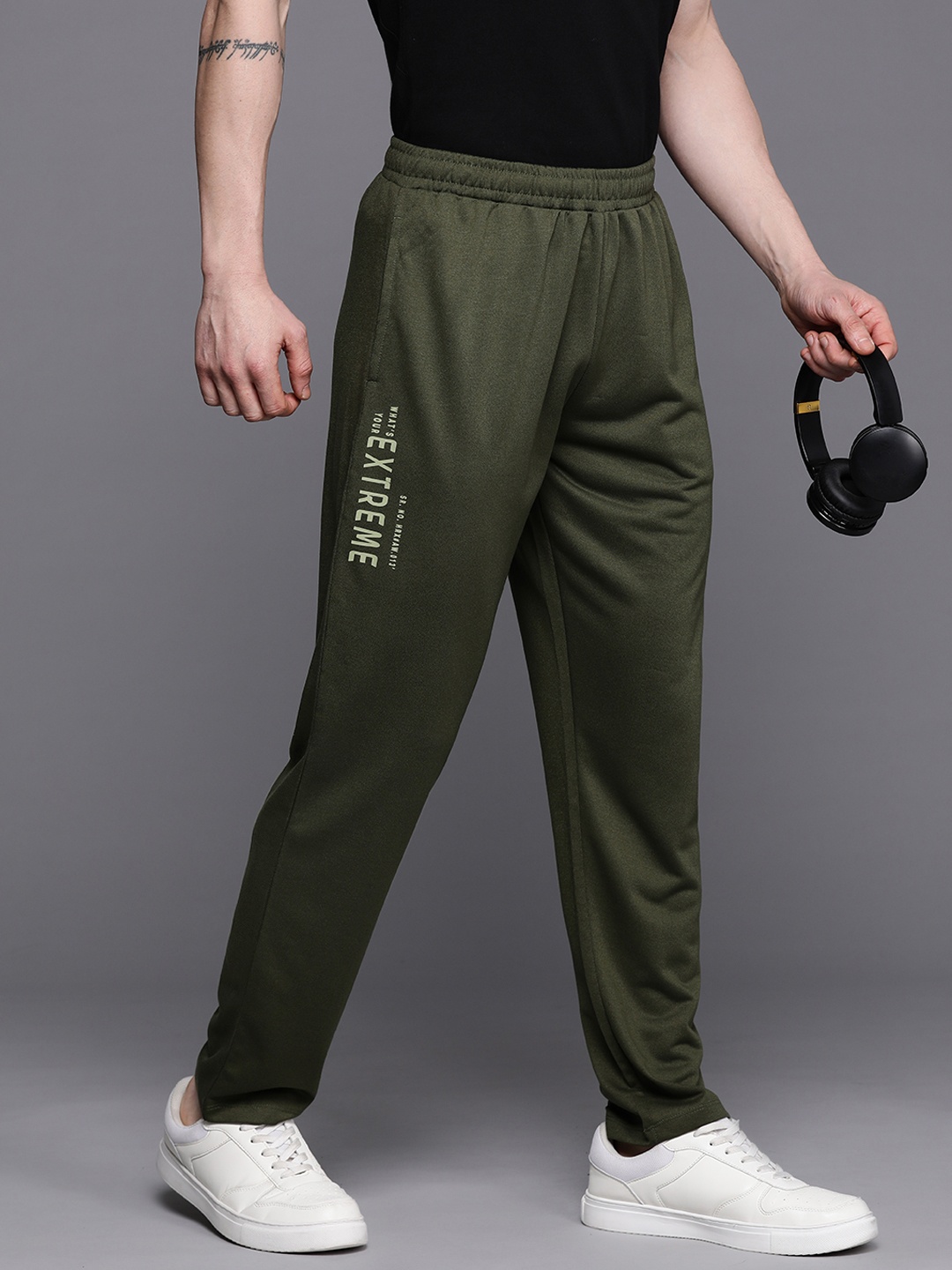 

HRX by Hrithik Roshan Men Lifestyle Track Pants, Olive