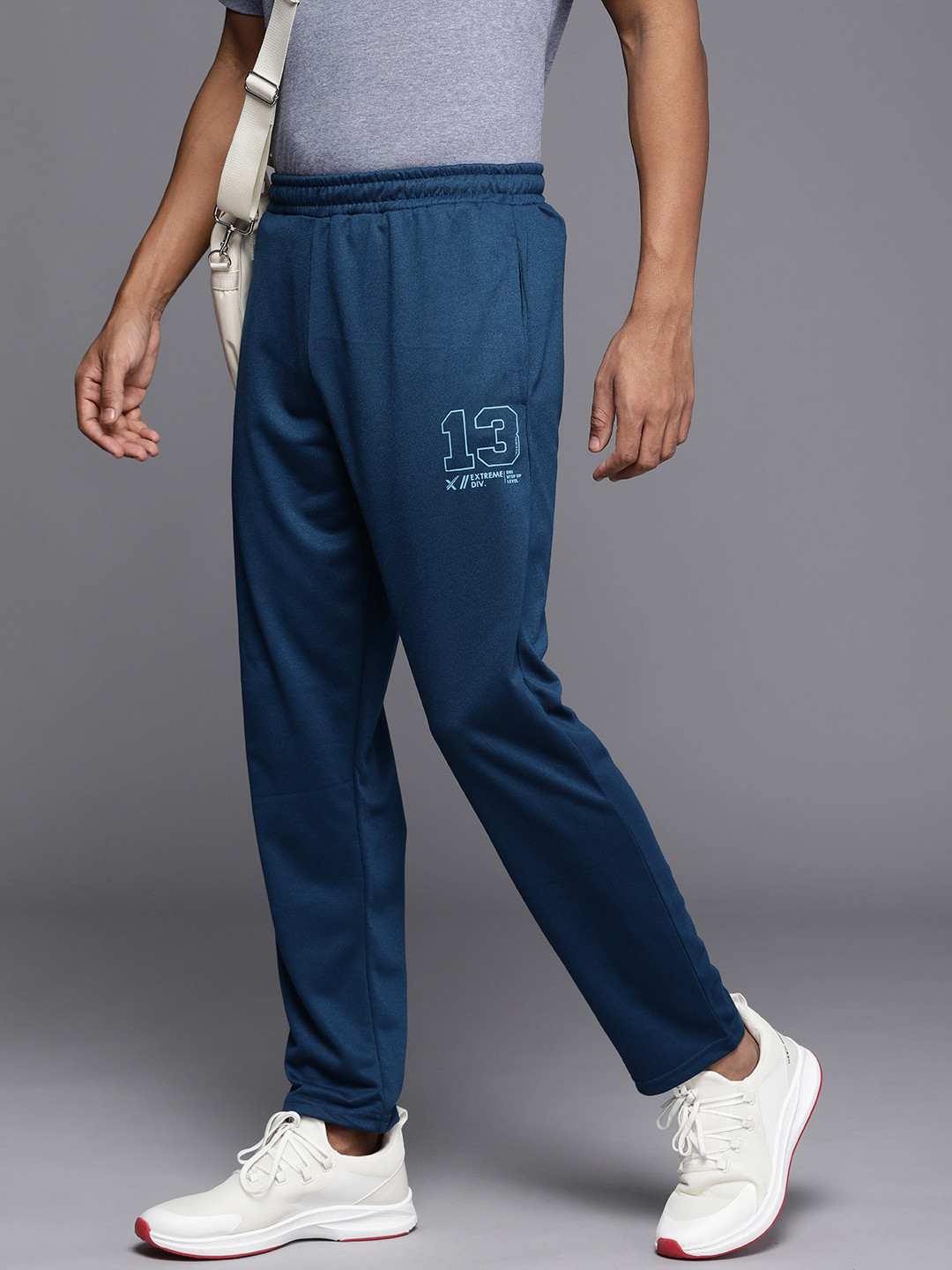 

HRX by Hrithik Roshan Men Solid Track Pants, Navy blue