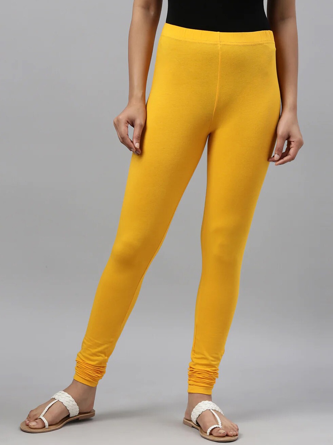 

SANADO Churidar Length Leggings, Yellow