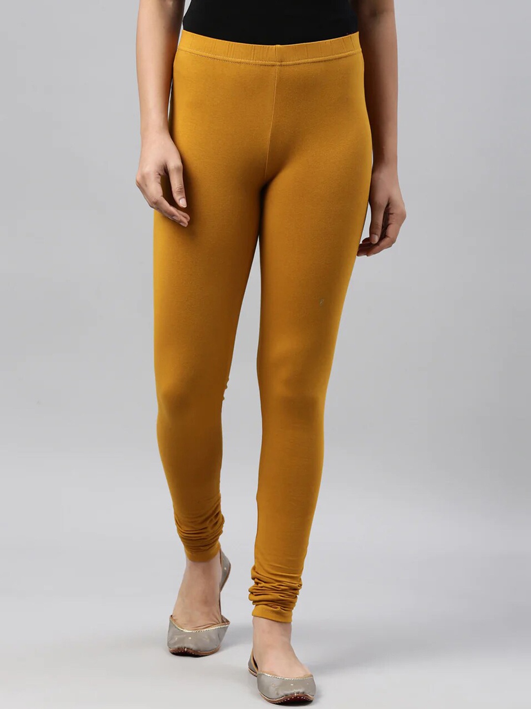 

SANADO Churidar Length Leggings, Mustard