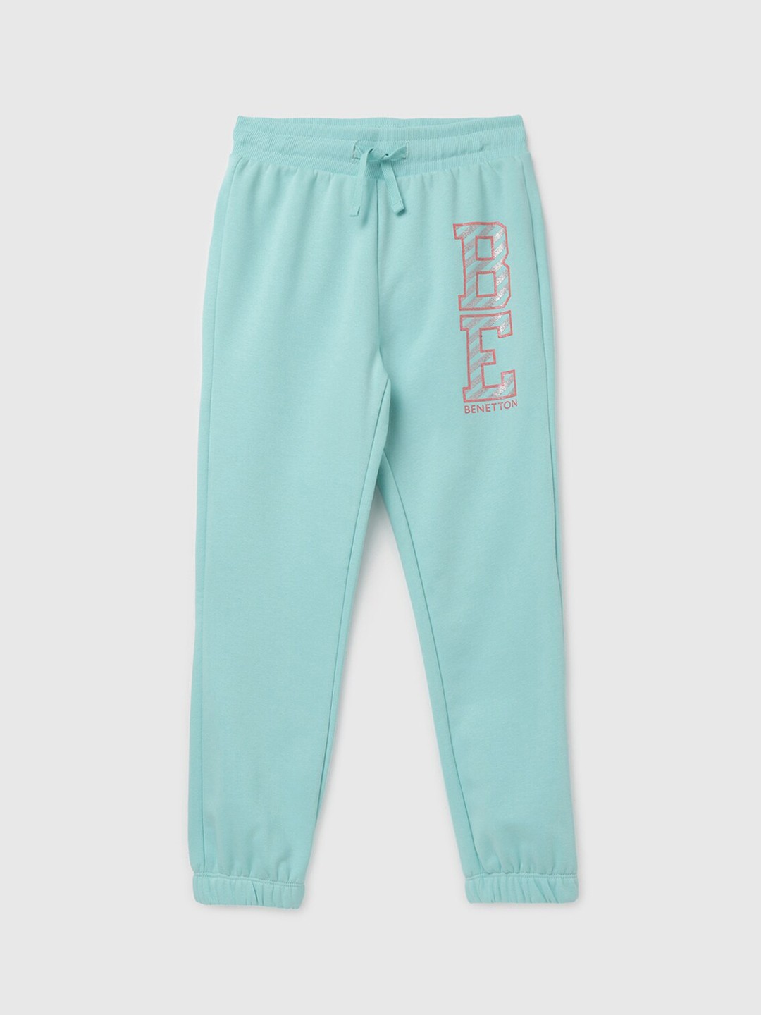 

United Colors of Benetton Girls Printed Joggers, Blue